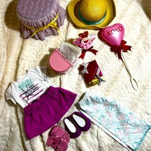 American girl Paris and Valentine’s Day set
